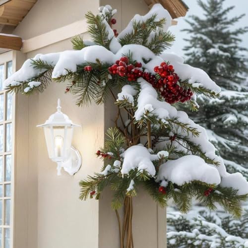 Outdoor Wall Light Fixture, Aluminum Glass, White, 2 Pack - Image 7