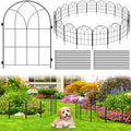 Decorative Garden Fence, 20 ft Rustproof No Dig Flower Bed Border 19 Pack by Unknown