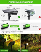 Biling 12 Pack Solar Ground Lights & 4 Pack Solar Spot Lights Outdoor Waterproof for Yard Garden - Image 3
