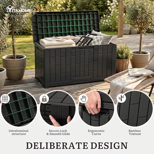 YITAHOME 60 Gallon Outdoor Storage Box - Image 4