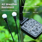 Solar Garden Lights, 8Pack 80LED Swaying Solar Lights Outdoor - Image 4