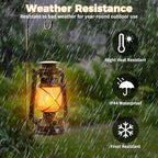 4 Pack Bronze Vintage 4 Modes Rechargeable Lanterns with Remote Control - Image 7