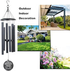 Retirement Gift for Woman Men, 32" Wind Chimes Retirement Gifts, Happy Retirement Gifts for Coworker Colleague Boss Teachers Nurses Friends, Going Away Gifts Retirement Decorations (Black) - Image 6