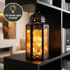 Vela Lanterns Decorative Indoor Fairy Light Halloween Holder, Amber, L - Image 2