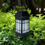 15.5" Solar Lantern Outdoor Waterproof, Glass Flickering Flame Solar Lanterns, Hanging Metal Lantern Decorative for Patio Front Porch Garden Backyard Tabletop Mothers Day Gifts Mom - Image 2
