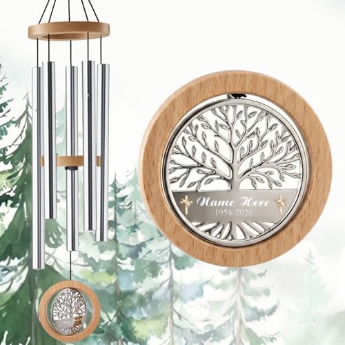 Personalized Tree of Life Wind Chimes God Bless You Gifts by ExtrabilyOfficial