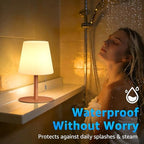 uuffoo Shower Lamp Rechargeable Cordless Light Waterproof for Bathroom Spa - Image 3