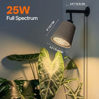 Bstrip Hanging Grow Light for Indoor Plants, 25W Non-dimmable, 4H/9H/14H - Image 4