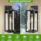 FILIYANO Large Dusk to Dawn Outdoor Wall Lights, 16 Inch, Modern, 2 Pack - Image 5