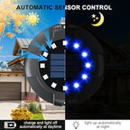 Solar Ground Lights 12 Pack, 4.3" Bright Blue 16 LEDs Solar Pathway Lights - Image 6