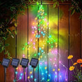 VOOKRY 4 Pack 10 Strands 200 LEDs Solar Fairy Lights Outdoor Waterproof, Solar Powered String Lights 8 Modes DIY Watering Can Lights for Party Wedding Patio Yard Garden Tree Decorations(Multicolor) by VOOKRY