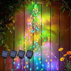 VOOKRY 4 Pack 10 Strands 200 LEDs Solar Fairy Lights Outdoor Waterproof, Solar Powered String Lights 8 Modes DIY Watering Can Lights for Party Wedding Patio Yard Garden Tree Decorations(Multicolor) by VOOKRY
