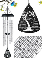 Sympathy Memorial Wind Chimes Bereavement Memorial Gifts for Loss of Son Sympathy Memorial Gifts for Loss of Loved One in Memory of Son by JUSTFORWIND
