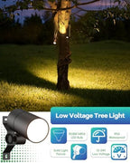 Landscape Light Tree Mount, Low Voltage Down Lights 12V 4-Pack - Image 2
