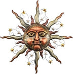 TERESA'S COLLECTIONS Bronze Sun Metal Wall Art, 25 Inch by TERESASCOLLECTIONS