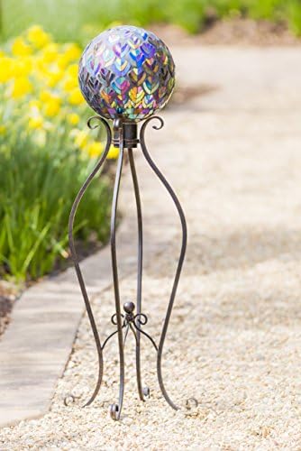 Evergreen Garden Classic Iron Gazing Ball Stand - Image 3