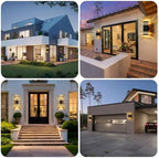 LMP LED Outdoor Wall Light, Aluminum IP65 Waterproof Porch Lights - Image 7