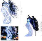 Halloween Soul Harvester Animated Solar Powered Garden Light,Halloween Ghost Yard Light, Solar Witch and Glowing Soul Stake, for Lawns, Gardens, Porches, Walkways and Seasonal Outdoor Displays (C) - Image 6