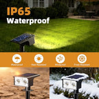 btfarm 4 Pack Solar Lights Outdoor Waterproof, Motion Sensor Outdoor Lights - Image 4
