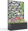 Garvee 71"x47"x16" Metal Planter Box with Trellis for Climbing Plants Vines by Garvee