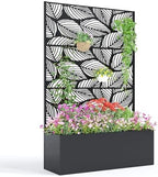 Garvee 71"x47"x16" Metal Planter Box with Trellis for Climbing Plants Vines by Garvee