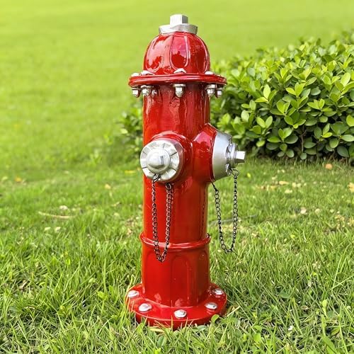 Teaeeno Puppy Training Fire Hydrant for Dogs,Resin Outdoor Statue for Small Dogs, Pee Post Aid & Delightful Outdoor Garden Decor, Dog Statue with Pee Post, Hand-Painted,Weather,Outdoor Ornament - Image 4