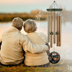 Personalized Memorial Gifts Wind Chimes Forever in Heart - Image 5