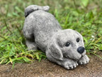 Cocker Spaniel Dog Figurine Outdoor Sculpture Pet Memorial Stone Concrete Garden Statue for pet Lovers Gift Backyard Decor - Image 6