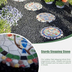 Kunovo Outdoor Garden Stepping Stone, Round Dimensional Pattern Walkway Step Stones Φ 13"", Multicolored Decorative Stone for Pathways/Lawns/Pond Areas (Style : Bird, Size : 3PCS), 58741 - Image 3