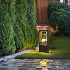 Outdoor Bollard Light, Stainless Steel Body, PC Light Panel, Exterior Pathway Lighting, Modern Landscape Post Lamp, Yard Garden Walkway Patio Driveway Lawn Courtyard Area - Image 7