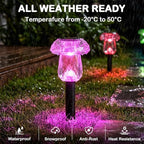 16 Pack Solar Lights Outdoor Color Changing Mushroom Garden Lights - Image 3