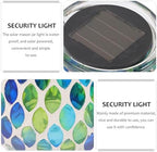 Waterproof Blue Mosaic Solar Jar Light Outdoor Lantern Solar Garden Lamp for Patio and Yard Decorative Jar - Image 5