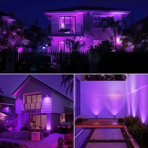 MR16 Orange & Purple LED Light Bulbs 12 Pack, 6W, GU5.3 Bi-Pin 12V, Non-Dimmable, 38° Beam, Halloween Party Lighting for Yard, Trees, Garden, Landscape - Image 5
