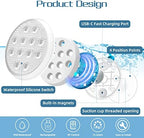 Rechargeable Submersible Led Lights, Pool Lights with Remote, IP68 Full Waterproof Underwater Lights Built-in Magnet 16 Color Changing Floating Lights for Bathtubs, Ponds(4 Pack) - Image 2