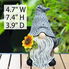 Key Hider Outdoor Garden Gnomes Statue Hide A Key Outside Gnome Figurine Decor For Yard Lawn Hidden Spare Key Holder Lock Box - Image 6