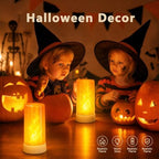 2PCS LED Flame Light, USB Rechargeable Flame Lamp with Remote & Timer - Image 5