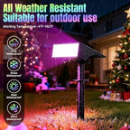 WENATY Solar Spot Lights Outdoor Waterproof, 12 Pack Solar Spotlights, RGB - Image 6