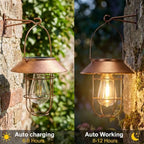 Solar Lanterns Outdoor Waterproof 2PACK Hanging Decorative Light - Image 4