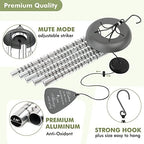 Fabuday 32'' Sympathy Wind Chimes Memorial Gift for Loss of Loved One Gray - Image 6