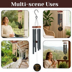 Personalized Horse Memorial Wind Chime Custom Name & Year, Sympathy Gift for Loss of Equestrian, Running Wild and Free Remembrance Windchime Outdoor Garden Decor Deep Tone - Image 4