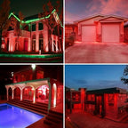 Gonhom PAR38 Flood Lights Outdoor,Dimmable LED Flood Light Bulbs,20W(Equivalent to 200W),E26 Base,Outdoor Porch,Holiday Lighting,LED Flood Light Bulb for Halloween,Christmas,4 Pack Red Green - Image 5