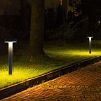LED Bollard Light IP65 Waterproof Outdoor Driveway Walkway Pillar Lamp Yard Garden Lawn Post Lights Fixture 24in Pole Light Simple Modern Column Lamps Black Landscape Pathway Lights - Image 6