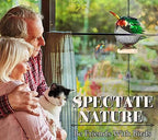 Solar Wild Bird Feeder Squirrel Proof for Outside - Unique Cute Metal Animal Shaped Bird Feeder with Solar Light, Wind Chime, Gift for Bird Lovers(Hummingbird) - Image 5