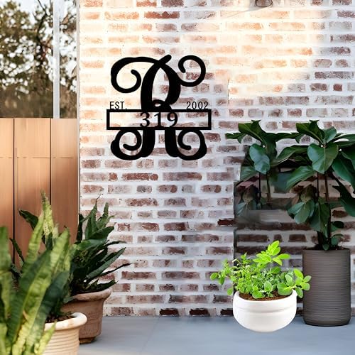 Metal ACM Personalized Family Name Signs for Home - Monogrammed Gifts Wall Decor - Large 24 inch - Established Year Last Name Wall Art - House Warming Gifts - Image 3