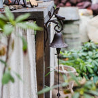 European Style Cast Iron Wall Mounted Dinner Bell for Rustic Door Decor - Image 4