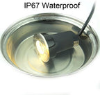 QUANS 3W 12V 24V DC Low Voltage In Ground Well LED Light Warm White 4-Pack - Image 6