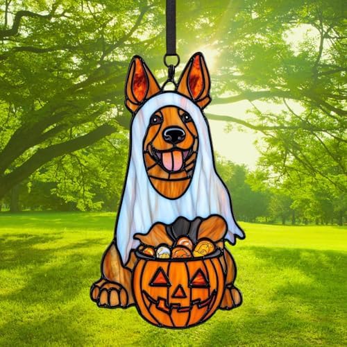 Funny Dog Halloween Acrylic Suncatcher - Image 3
