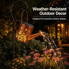 Solar Watering Can Light, LED String Lantern, Sunflower Butterfly Decor Art - Image 5