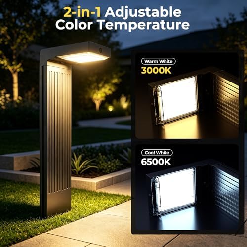 COXSENI Motion Sensor Solar Pathway Lights Outdoor,6 Working Modes,4 Pack - Image 3