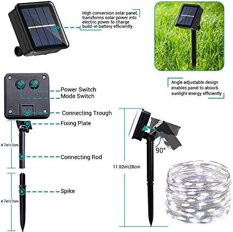Joomer Solar Ground Lights & Solar Fairy Lights - Image 7